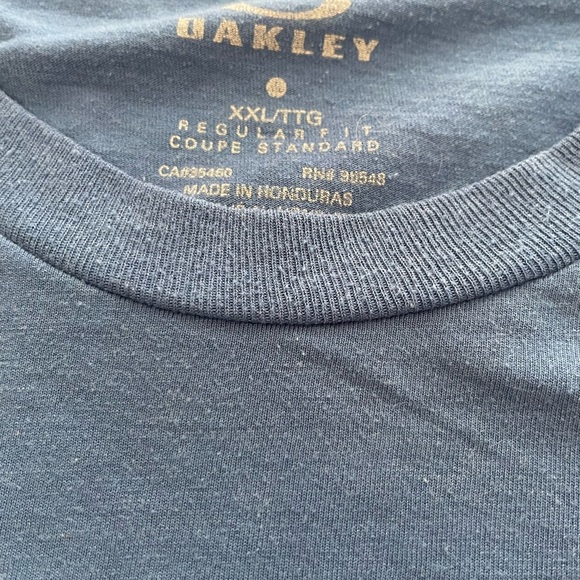 Men’s Oakley blue logo pullover Tshirt size XXL - Picture 6 of 6